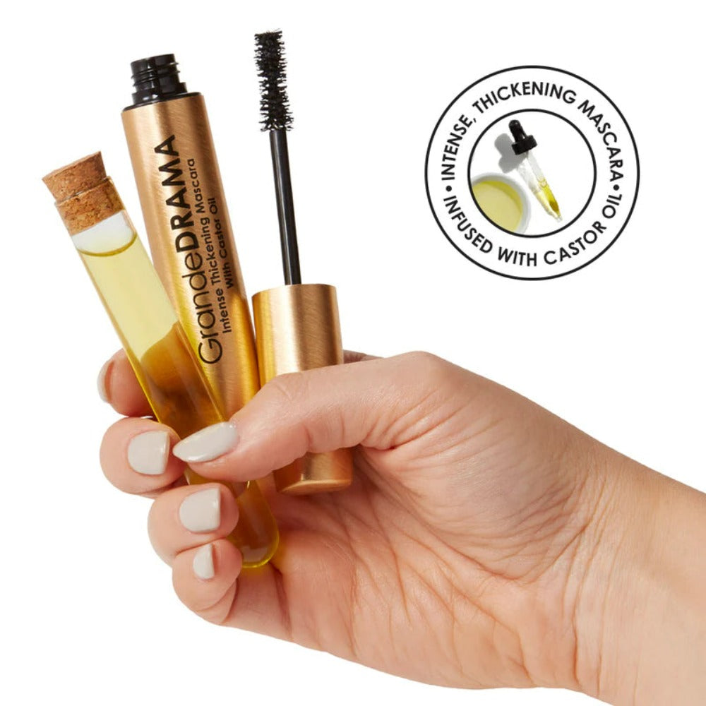 Grande Cosmetics GrandeDRAMA Intense Thickening Mascara with Castor Oil