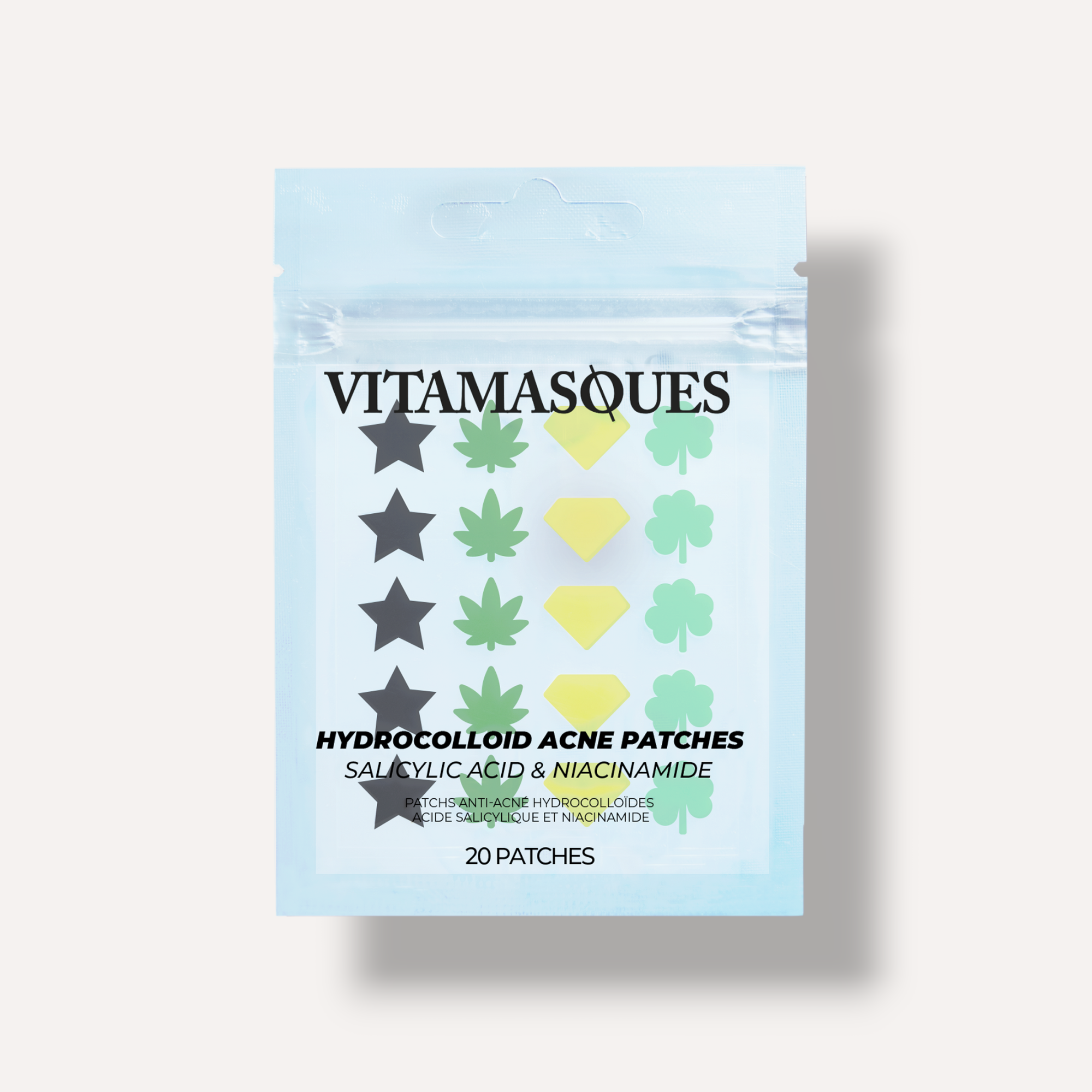 Vitamasques Hydrocolloid Acne Patches Salicylic & Niacinamide