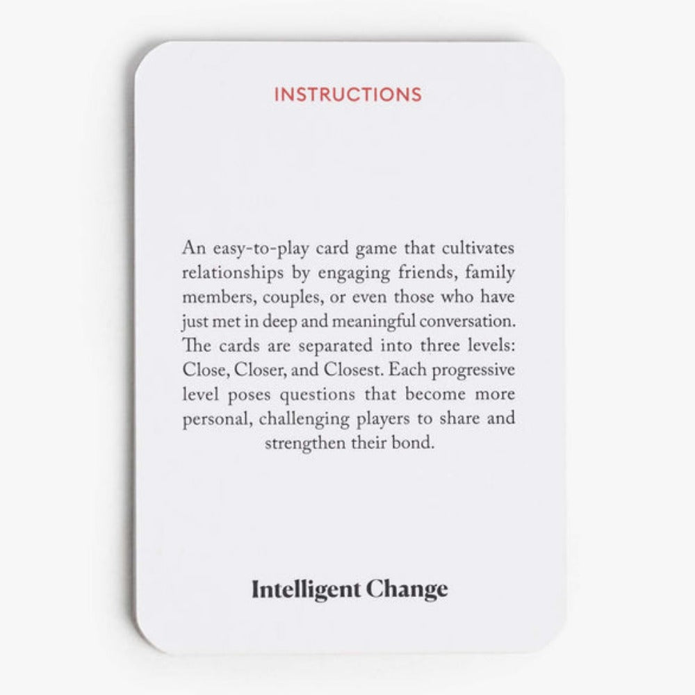 Intelligent Change Let's Get Closer