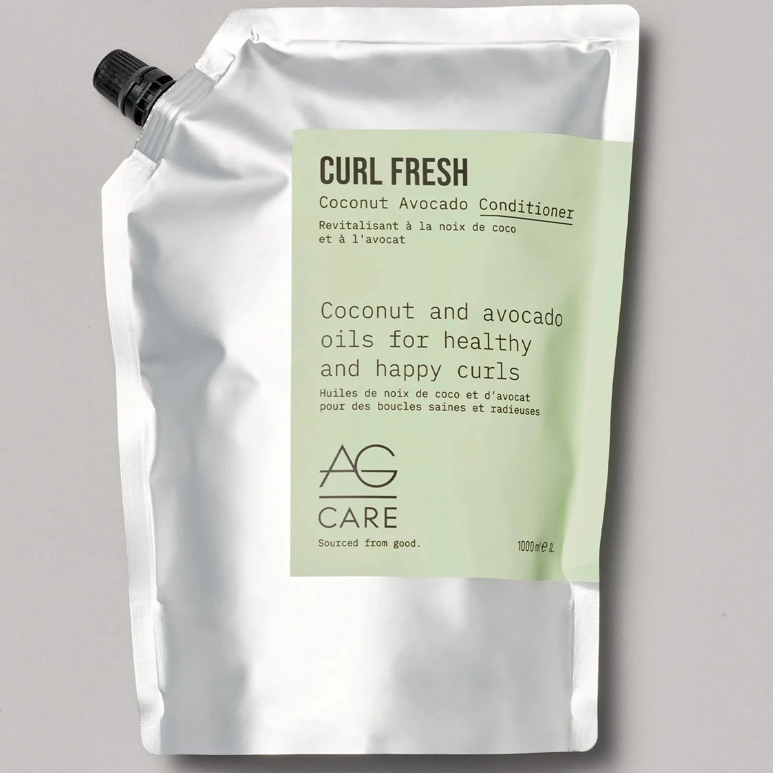 AG Hair Curl Fresh Coconut Avocado Silicone-free Conditioner refil