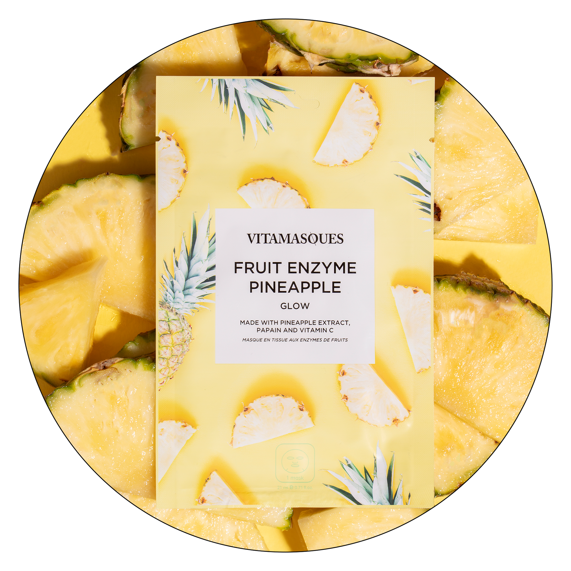 Pineapple Face Sheet Mask