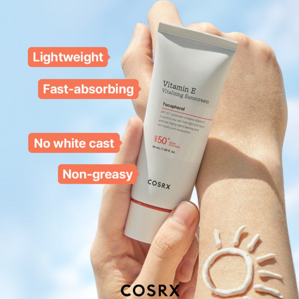 COSRX Vitamin E Vitalizing Sunscreen SPF 50+