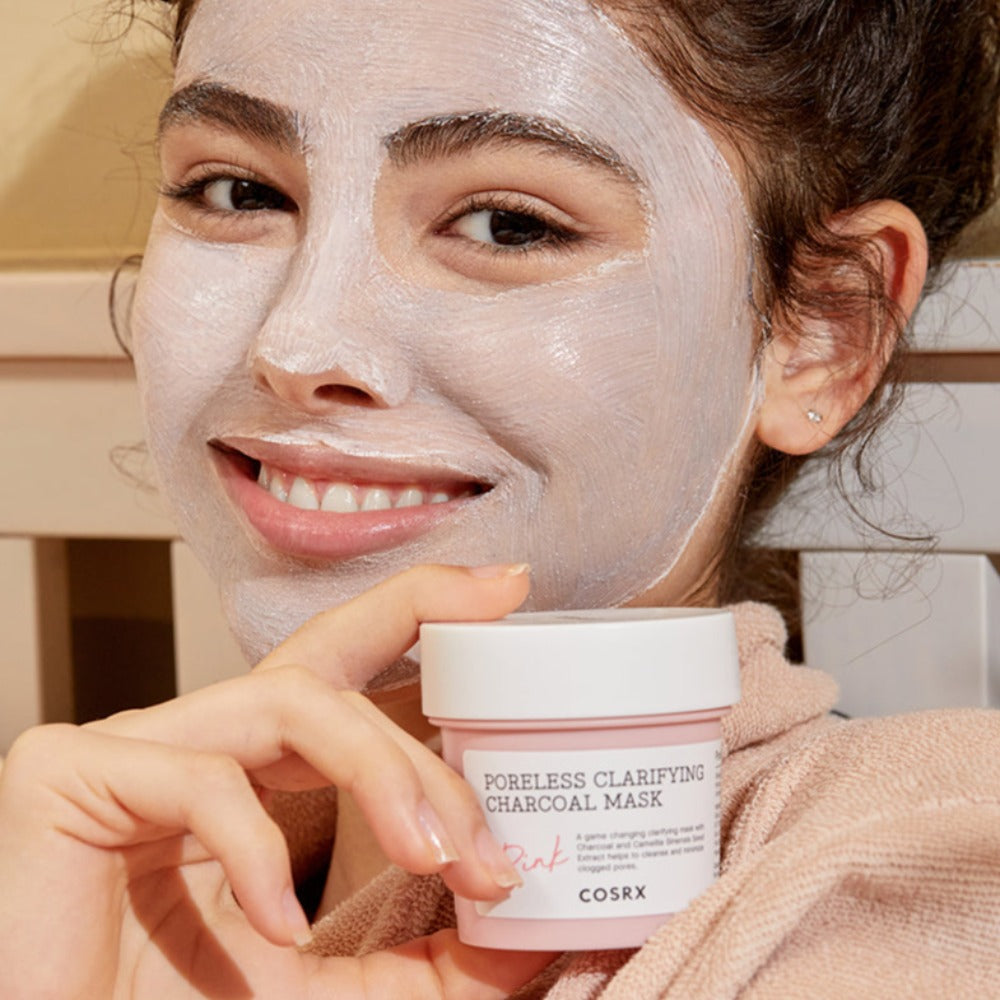 COSRX Poreless Clarifying Charcoal Mask Pink