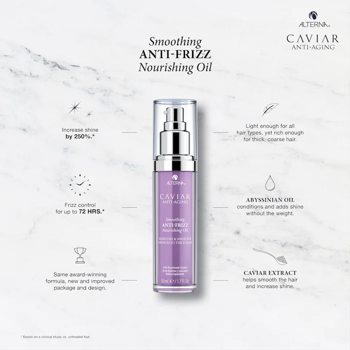 ALTERNA Haircare CAVIAR Anti-Aging Smoothing Anti-Frizz Nourishing Oil